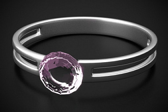 Дизайн 3 D - Кольцо, камни, ювелирные украшения