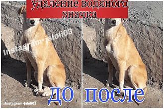 Удалит водяного значка