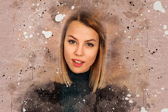 Создание из фото красивого АРТ-портрета