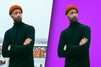 Удалю фон на 20 фотографиях качественно и быстро за день