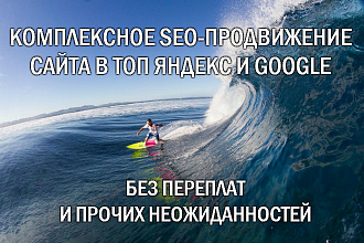 SEO продвижение - вывод сайта в ТОП Яндекс и Google