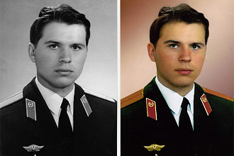 Раскрашивание старой и черно-белой фотографии