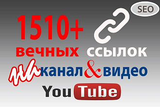 1510 вечных ссылок на видео или канал ютуб