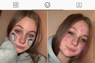 Создам маску в Instagram и Facebook