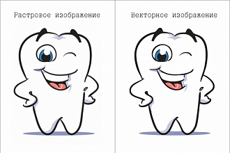Преобразование и отрисовка растровых изображений в вектор