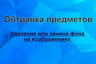 Выполню удаление или замену фона на изображениях