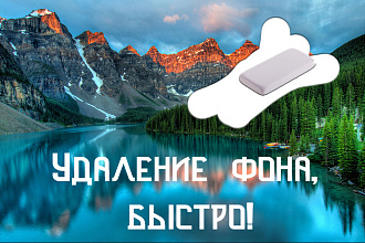 Уберу задний фон. Очень быстро и качественно. Могу поставить другой