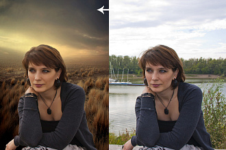Уберу,заменю фон вашего фото