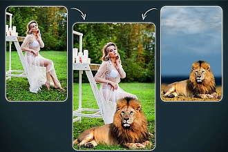Изменение фона и другая обработка в фотошопе
