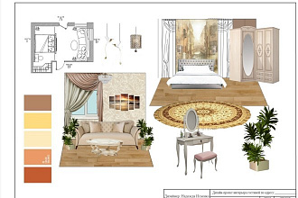 Создам дизайн проект интерьера квартиры, дома, комнаты
