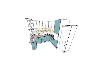Создам дизайн проект кухни, барной стойки, витрины магазина, шкафа-купе