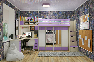 Дизайн комнаты для девочки и мальчика подростка