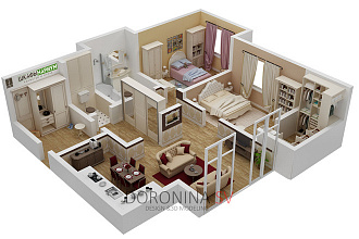 3Д план квартиры или дома
