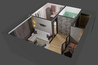 3D визуализация квартир и других помещений
