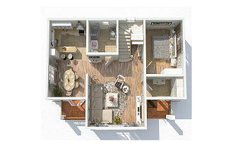 3D планировка дома или квартиры
