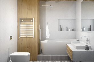Индивидуальный дизайн-проект ванной комнаты