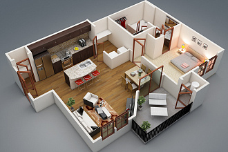 3d план квартиры или дома