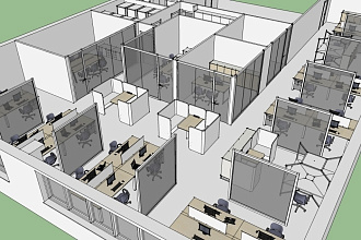 Моделирую интерьер частных домов и офисных помещений в формате 3D