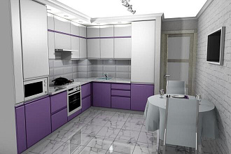 Дизайн-проект кухонного гарнитура и другой мебели