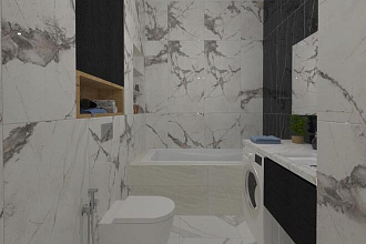 Дизайн проект ванных комнат