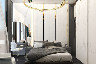 Дизайн спальни классическом стиле