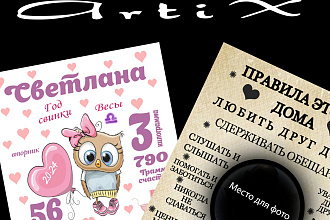 Сделаю постер. метрика