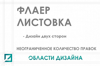 Дизайн флаера, листовки