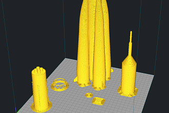 Создам простую 3D-модель для печати
