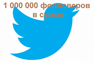 Ссылки в твитах от аккаунтов с 1 000 000 фолловеров в сумме