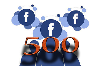 500 живых участников в группу или друзей, подписчиков в фейсбук