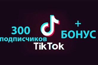 300 подписчиков на Тик - Ток канал + бонус