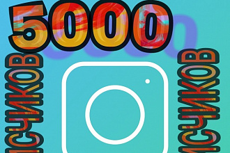 Подписчики 5000