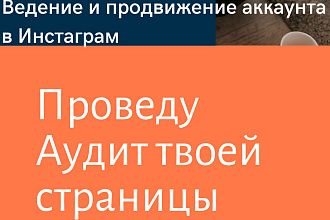 Аудит аккаунта Инстаграм