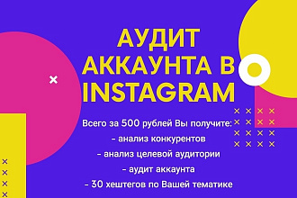 Аудит аккаунта в Instagram