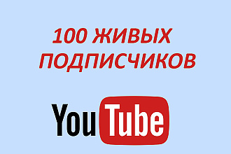 100 живых подписчиков на YouTube