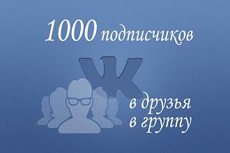 2000 подписчиков вк. группа или личная страница