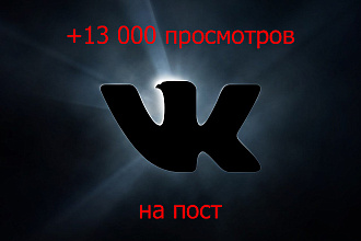 +13000 просмотров на запись