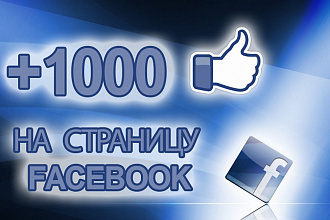 1000 реальных лайков на вашу страницу Facebook FunPage