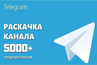 5000+ подписчиков на канал Telegram