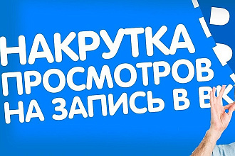 Продвижение записи записи ВК 15000 просмотров на вашу запись
