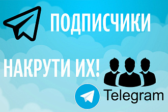 Расскручу группу в Telegram