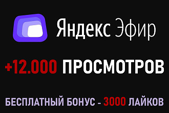 12.000 Просмотров Яндекс Эфир. Выход на монетизацию. Безопасно на 100%