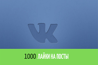 Продвижение ВКонтакте 1000 лайков живые