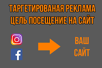 Настройка таргетированной рекламы в facebook + instagram Трафик