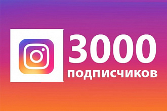 3000 подписчиков инстаграм