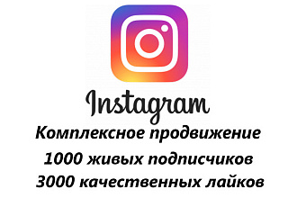 Комплексное продвижение Instagram аккаунта. Гарантия