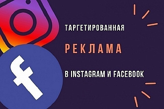 Таргетированная реклама Instagram+Fb. Настройка и ведение