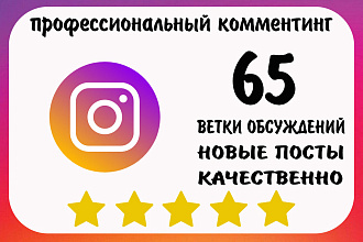 65 качественных, разнообразных комментариев в Инстаграм Instagram