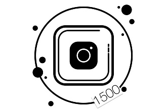 1500 подписчиков Instagram с гарантией