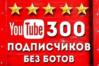 300+ подписчиков на ваш youtube канал